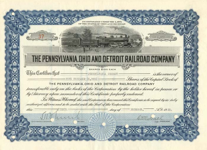 Pennsylvania, Ohio and Detroit Railroad Co.